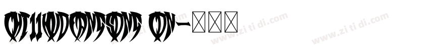 Chi11HuoFangSong Con字体转换